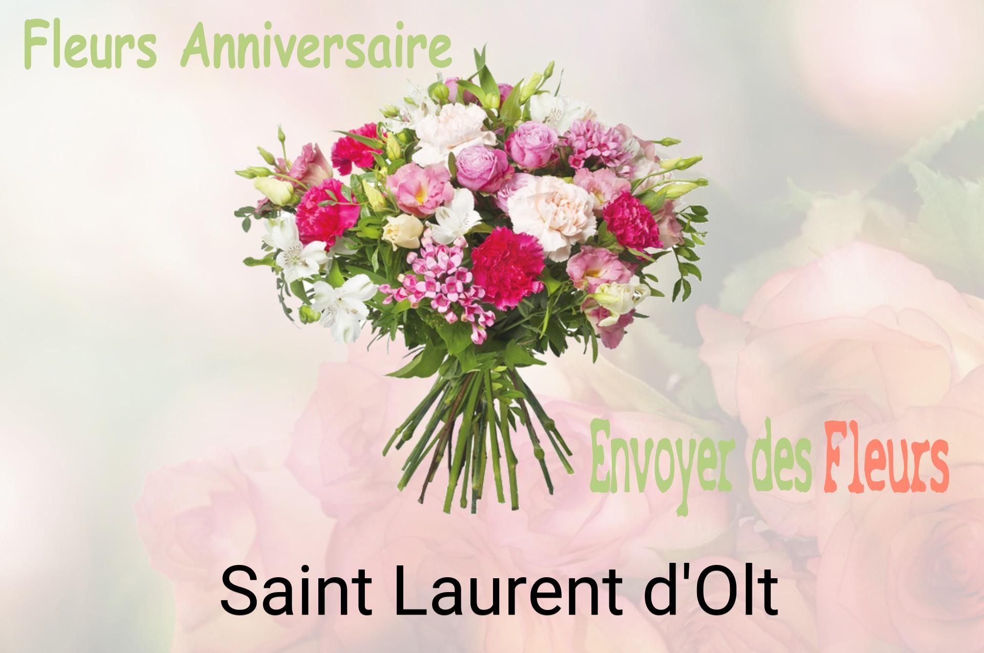 Bouquet de fleurs d’anniversaire livré à Saint-Laurent-d'Olt